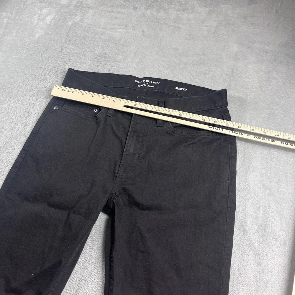 Banana‎ Republic Travel Jean 31x28* Slim Fit Mens Denim Pants Black